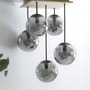 Vícečetná - LD 11395-79 GREEN WIDO LED stropní svítidlo 5 ramenné dřevo kouřová barva v udržitelném designu IP20 - LEUCHTEN DIREKT / JUST LIGHT - foto 4