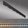 Podélná - PN 2687-18 LED závěsné svítidlo Q-STRETTO, černá,, ZigBee, 2700-5000K - PAUL NEUHAUS - foto 4