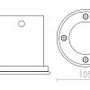 Zapuštěná - RED R10555 ORBU R nerez 230V GU10 35W IP65 - RED - DESIGN RENDL - foto 4