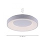 Kruhová - LD 14326-16 ANIKA LED stropní svítidlo bílé LED 30W 2700-5000K IP20 - LEUCHTEN DIREKT / JUST LIGHT - foto 4