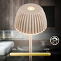 Stolní lampy dekorační - BRILO 7581011 Riffle Nano stolní lampička - 1,5W, 130lm, nabíjecí, LED, stmívatelné, dotykový vypínač, German design Award Winner 2025, béžová - BRILO - foto 4