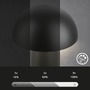 Stolní lampy dekorační - BRILO 7520015 Fungo Mini LED stolní lampička bezdrátová IP44, stmívatelné, dotykový vypínač, černá - BRILO - foto 4