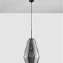 Kónická - NV 9724101 Závěsné svítidlo VEIRO chromové sklo / černý kov / černý kabel E27 1x12W 230V IP20 bez žárovky - NOVA LUCE - foto 4