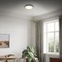 Kruhová - BRILO 3700-015 LED přisazené svítidlo pr. 28 cm, 16 W, 2000 lm, černá - BRILO - foto 4
