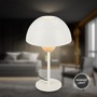 Stolní lampy dekorační - BRILO 7591011 Gryde na noční stolek - s vypínačem, E14 patice, max. 25W, kávová / světlešedá - BRILO - foto 4