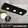 Bodová - BRI 3996035 CTS LED stropní svítidlo, 38,5 cm, 4W, 460lm, černá - BRILONER - foto 4