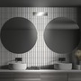 Nepřímé osvětlení - BRI 2204018 LED nástěnné svítidlo 36 cm 8W 800lm chrom (starý kód: BRI 2204-018) - BRILONER - foto 4