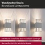 Dekorativní - P 71252 LED nástěnné svítidlo Tharin IP44 3000K 120x104mm 2x3,7W bílá - PAULMANN - foto 4