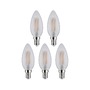 E14 - P 29095 Filament 230V LED svíčka E14 5x4,8W 2700K mat - PAULMANN - foto 4