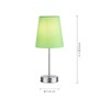 Stolní lampy dekorační - LD 11680-43 HEINRICH Stolní lampa, zelená, 1x E14 LED, stínidlo, šňůrový vypínač - LEUCHTEN DIREKT / JUST LIGHT - foto 4