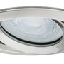 Koupelnová - P 93671 Vestavné svítidlo LED Nova Plus kruhové 1x6W GU10 kov kartáčovaný výklopné stmívatelné - PAULMANN - foto 4