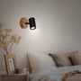 Bodová - BRI 2920-015 LED bodové nástěnné a stropní svítidlo, pr. 9 cm, max. 35 W, černá - BRILONER - foto 4