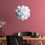Dekorativní - RED R12384 COCO závěsná bílé PVC 230V E27 28W - RED - DESIGN RENDL - foto 4