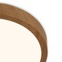 Kruhová - BRILO 3724-014 LED přisazené svítidlo, pr. 28 cm, 12 W, 2000 lm, barva dřeva - BRILONER - foto 4