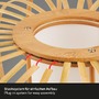 Dekorativní - BRI 3759011 Stropní svítidlo, 40 cm, 1x E27, max. 10W, dřevo - BRILONER - foto 4