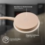 Stolní lampy pracovní - BRILO 7585011 Megg lampička na psací stůl – 12W, 800lm, LED, stmívatelné, dotykový vypínač, teplá bílá, béžová - BRILO - foto 4