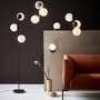 Stojací lampy - NOR 48613003 Stojací lampa Lilly 3x15W E14 černá opál - NORDLUX - foto 4