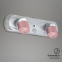 Přisazená - BRI 2275024 LED noční lampička 18,6 cm 2x0,17W 17lm stříbrná (starý kód: BRI 2275-024) - BRILONER - foto 4