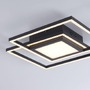 Hranatá - LD 14144-18 ASMIN LED stropní svítidlo černé hranaté s nastavitelnými zónami klasickým vypínačem 3000K - LEUCHTEN DIREKT / JUST LIGHT - foto 4