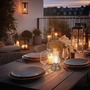 Stolní lampy dekorační - BRILO 7575013 Kanea stolní lampa - 1,5W, 40lm, bezdrátová, LED, stmívatelné, teplá bílá, bronzová - BRILO - foto 4