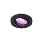 Kruhová - PH 8720169318915 Hue WACA Centura podhledové LED svítidlo GU10 5,7W 350lm 2000-6500K RGB IP20 kulaté, černé - PHILIPS - foto 4