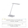 Stolní lampy pracovní - LD 14415-16 Stolní lampa FLORENTINA LED bílá CCT 5W 680lm s dobíjením mobilu - LEUCHTEN DIREKT / JUST LIGHT - foto 4