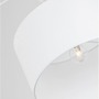 Stojací lampy - NV 9401653 Stojací lampa SAMA bílé stínidlo bílá hliníková základna E27 1x12W 230V IP20 bez žárovky - NOVA LUCE - foto 4