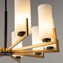 Dekorativní - M MOD089PL-10BS Lustr Fortano 10xE27 400W bílá/mosaz kov/sklo - MAYTONI - foto 4