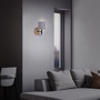 Dekorativní - BRI 2075-014 Nástěnné svítidlo pr. 12,5 cm 1x E14 25W šedá - BRILONER - foto 4