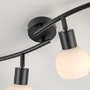 Bodová - LD 12154-18 LOKI LED stropní svítidlo černé 4 ramenné nastavitelné opálové skleněné spoty 3000K - JUST LIGHT - foto 4