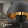 Stolní lampy dekorační - BRILO 7591015 Gryde na noční stolek - s vypínačem, E14 patice, max. 25W, černá - BRILO - foto 4