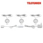 Přisazená - TF 205009TF TELEFUNKEN 3ks sada skříňkové svítidlo, pr. 6 cm, 1,8 W, 170 lm, hliník - BRILONER - foto 4