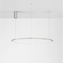 Kruhová - NV 9345611 Závěsné svítidlo TARQUIN šampaň stříbrný hliník a akryl LED 58W 230V 3000K IP20 stmívatelné - NOVA LUCE - foto 4