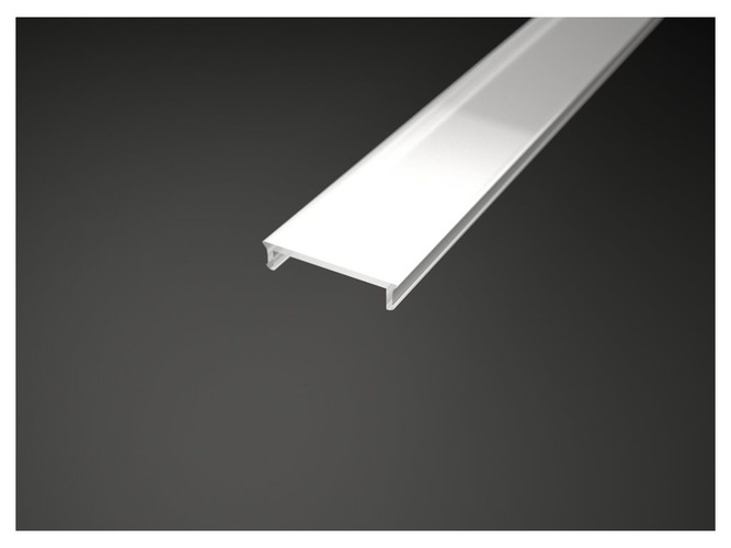 Difuzory a koncovky - Difuzor pro profil RECESSED 5, mléčný - foto 1