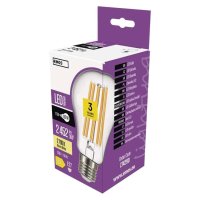 Patice E27 - LED žárovka Filament A70, E27, 17W (150W), 2452lm, WW