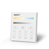 DMX512 Master - Dotykový DMX panel CCT, 4 zóny, X2, Mi-Light