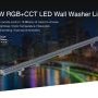 Wall washers - 24W LED nástěnné svítidlo (1m) RGB+CCT, RF 2.4GHz, DC24V, IP66, RL5-24, Mi-Light - foto 6