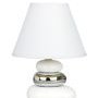 Stolní lampy dekorační - Stolní lampa Rabalux 4950 Salem, E14, 230V, IP20, černá stříbrná - foto 3