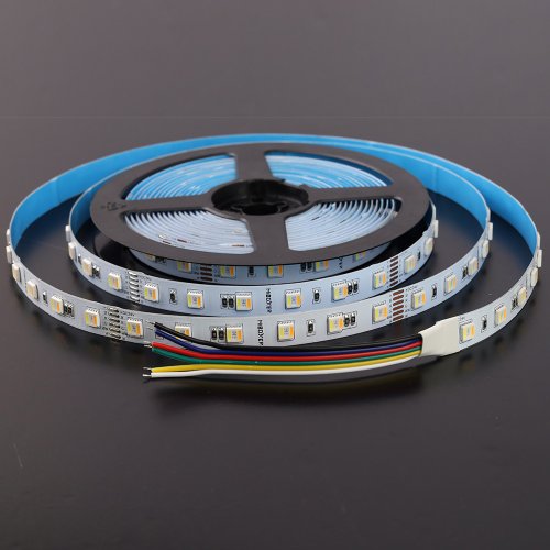 Barevné LED pásky - RGB, RGBW, RGB+CCT - RGBW pásek 13+4W/m, 60LED, 12mm, IP20, CRI>80, Mi-light - foto 1