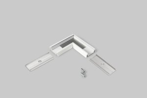 Úchyty, spojky, závěsný materiál - Rohová spojka SURFACE10 bílá, 77410001