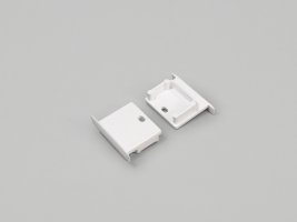 Difuzory a koncovky - LINEA-IN20 koncovka bílá s otvorem, E4990001