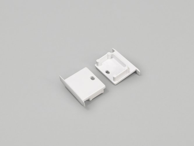 Difuzory a koncovky - LINEA-IN20 koncovka bílá s otvorem, E4990001 - foto 1