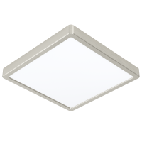 LED panely čtvercové - CCT přisazený LED panel FUEVA-Z, matný nikl, 19,5W, 220-240V, IP44, 285x285mm, 98852