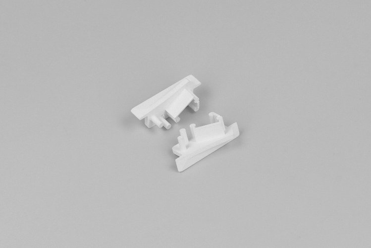 Difuzory a koncovky - Koncovka profilu DIAGONAL10, bílá, L6999901 - foto 1