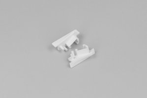 Difuzory a koncovky - Koncovka profilu DIAGONAL10, bílá, L6999901