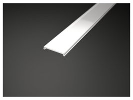 Difuzory a koncovky - Difuzor pro profil RECESSED 4, mléčný