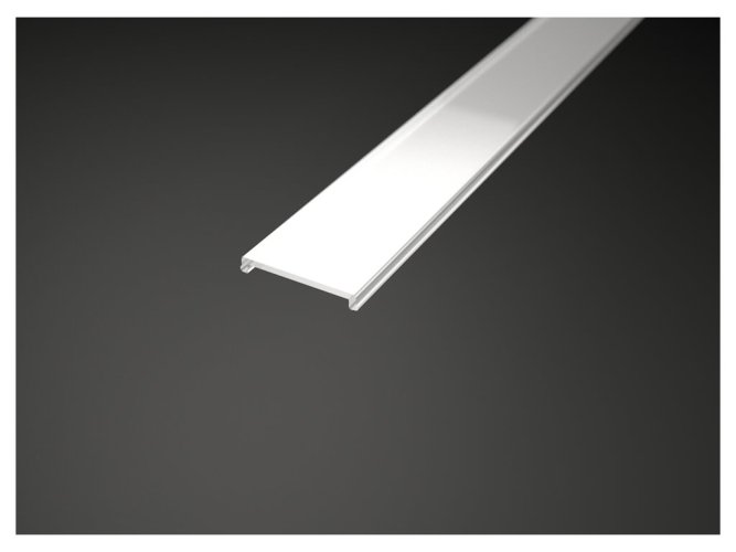 Difuzory a koncovky - Difuzor pro profil RECESSED 4, mléčný - foto 1