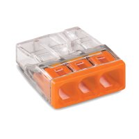 Svorkovnice a WAGO svorky - Wago svorka Compact 3x2,5, transparentní
