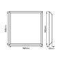 LED panely čtvercové - LED panel UGRB6060 UGR<19 40W 60x60cm - foto 5