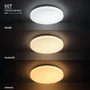 LED stropní svítidla Optonica - Stropní světlo LED 18W CCT DIP-Switch Krytí IP20 Matt - foto 5